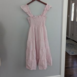 Hill House Nap Dress Size Small Pink FLAWED